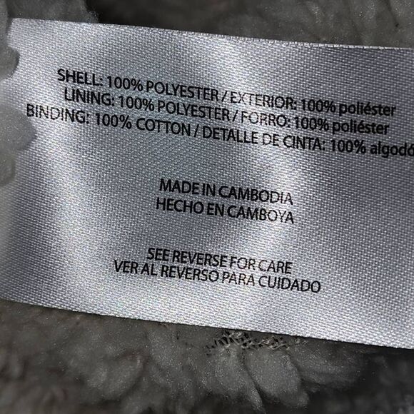 Orvis Mens Gray Brighton Sherpa Lined 14 Zip Pullover Sweater Medium - Picture 6 of 6